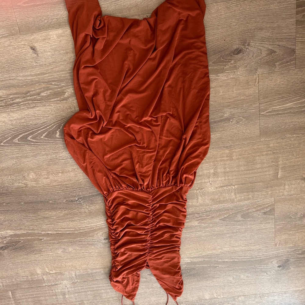SHEIN Rust Maxi Dress